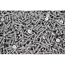 (700) Combo Drive Phillips/Square 10 x 1 Pancake Head Wood Screw Type 17