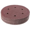 AKORD 50pcs 150mm Abrasive Sand Discs Velcro Sanding Paper 6