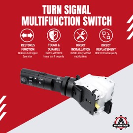Turn Signal Headlight and Fog Light Switch - Compatible with Infiniti and Nissan Vehicles - FX35, FX45, Frontier, Pathfinder, Sentra, Titan, Xterra - Replaces 25540-ET11E, 25540ET11E, 25540-ET11A