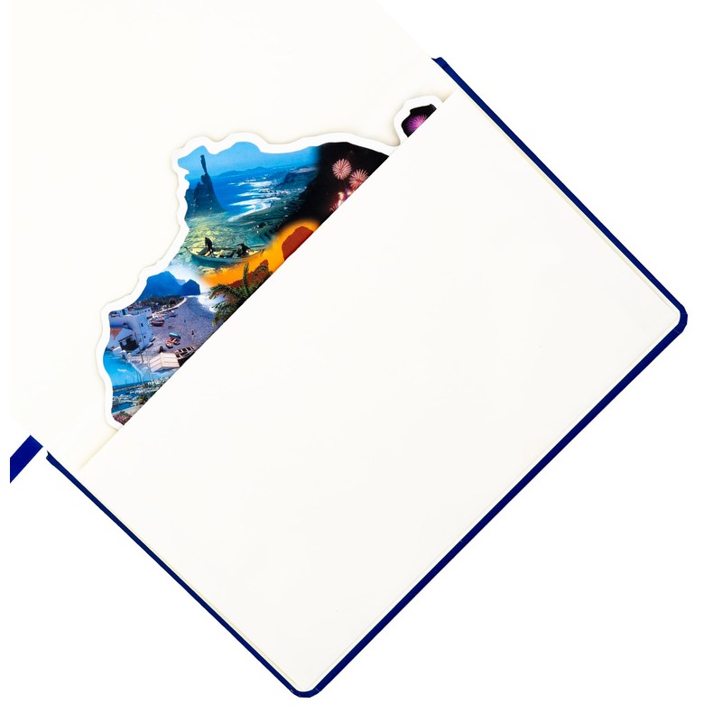 TSI Notebook A5 Squared Colour Dark Blue 192 Pages with