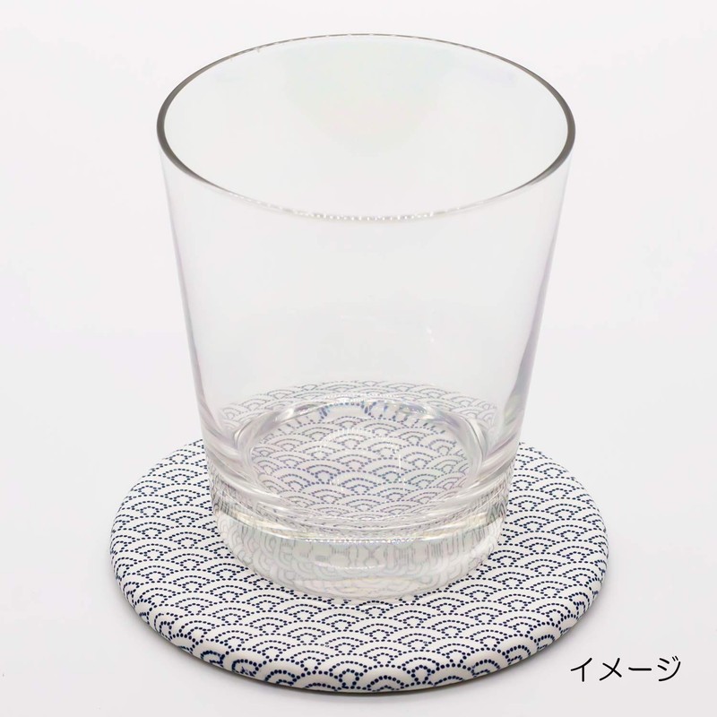 Mino Ware 458-0203 "Sousera" Water Absorption Coaster Ceramic, Diameter Approx.