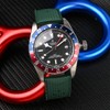 StrapSeeker Premium Quality Silicone Rubber Dive Watch Strap. Soft WaterResistant