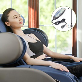 Shilkare 8 Female Pin Hand Remote Control for Massage Power Lift Recliner Chair DN-03 Heat and Vibration Controller for Sofa Chair with 30 in Length Extension Connection Cord Cable 12VDC