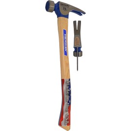 VAUGHAN CF2-HC California Framer Hammer, 19 oz Milled, Nail Starter, Made In The USA, VN11604