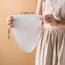 FATCAT Fine Mesh Cheese Cloth, Fine Mesh Strainer Bags, Nut Milk Bag, Cheesecloth for Straining (S-Size*5/ Excluding Bracket)