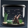 Kisangel 1Pc Pneumatic Volcano Decoration for Fish Tank Resin Aquarium