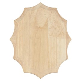 FINGERINSPIRE Unfinished Wooden Plaque 25x19.8x1.6cm Wood Oval Plaque Oval Plaque Wooden Slice Unfinished Wood Craft Base Unfinished Blank Wooden Plaque for Painting and Craft