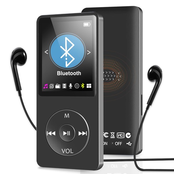 64GB MP3 Player with Bluetooth, SKYBESS HiFi Lossless MP3 Music