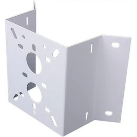 GledeYeTec Universal Vertical Pole Mount Holder with Screws Fixing, Dome Camera Mount Adapter Right-Angle Wall Corner Mount Bracket for CCTV Security Camera PTZ Dome