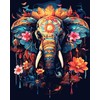 TOCARE Elephant Paint by Numbers Kit for Adults Beginner, Elephant