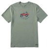 Life is Good. Men's Crusher Tee Vintage Off Road Jake,