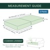 hyha Waterproof Couch Cushion Covers, Stretch Magic Sofa Seat Slipcover,
