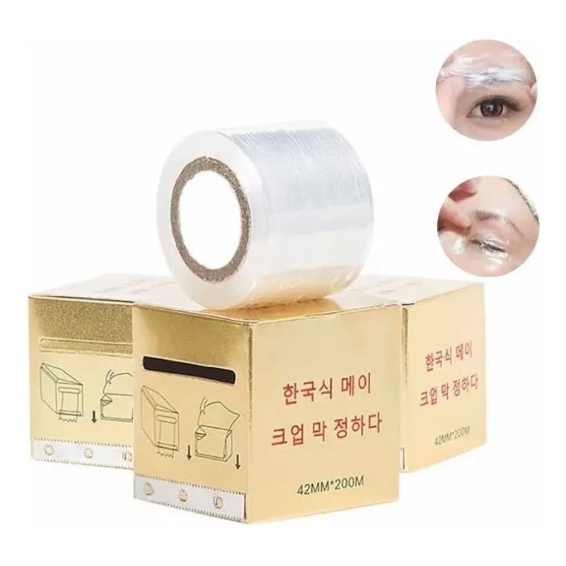 5 Rollos Papel Osmótico Planchado Cejas Microblading Lifting Transparente