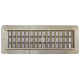 Decor Grates PL310-TA 3-Inch by 10-Inch Plastic Floor Register, Taupe