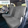 FH Group Car Seat Covers Classic PU Leather Split Bench
