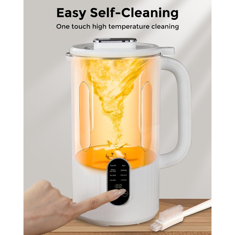 Kuhuz Nut Milk Maker,32oz Automatic Soy Milk Machine For Homemade