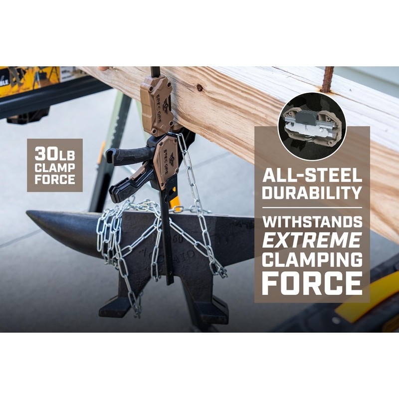 Spec Ops Clamp Coupler for Bar Clamp 2X Clamping Range