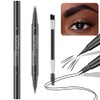 2-in-1 Double-ended Eye Brow Pencils with 2 Tips and Precise