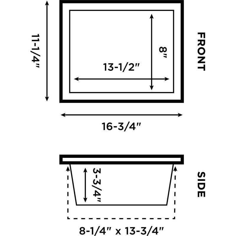 EZ NICHES USA - 8in x 14in - Ready for