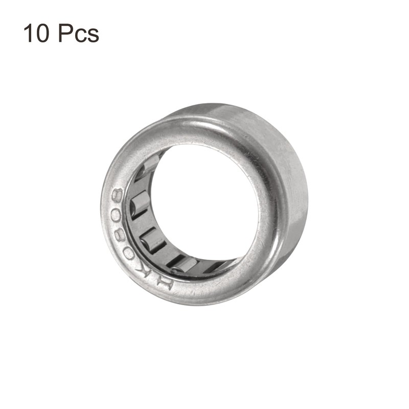 sourcing map 10 Pcs HK0808 Needle Roller Bearings One Way