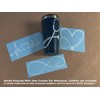 Nurse Decal Pack: Heart, Heartbeat, Infinity, Stethoscope (White, Large 5")