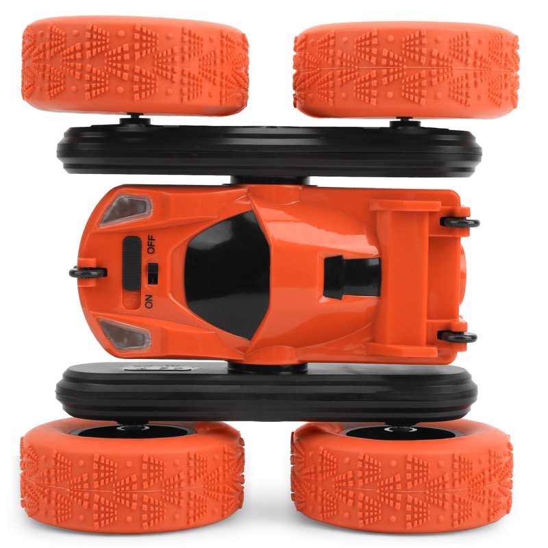 DoubleSided Stunt RC Car 360 Degrees Rotation Spraying Remote Control
