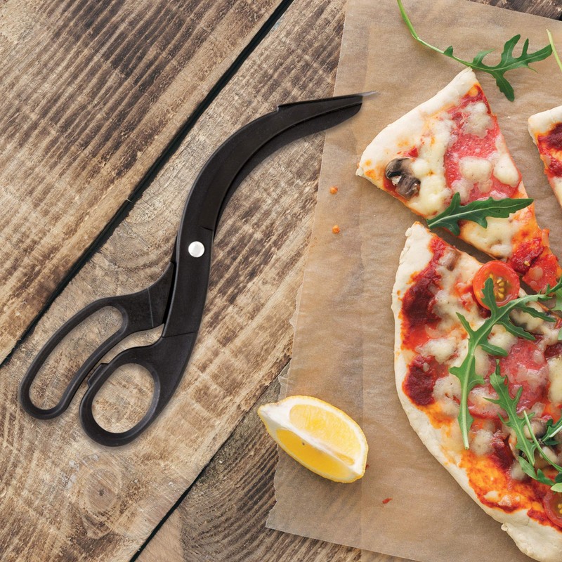 Fante's Cousin Gilda's Pizza Chef's Scissors, Scratch-Free Nylon, Black