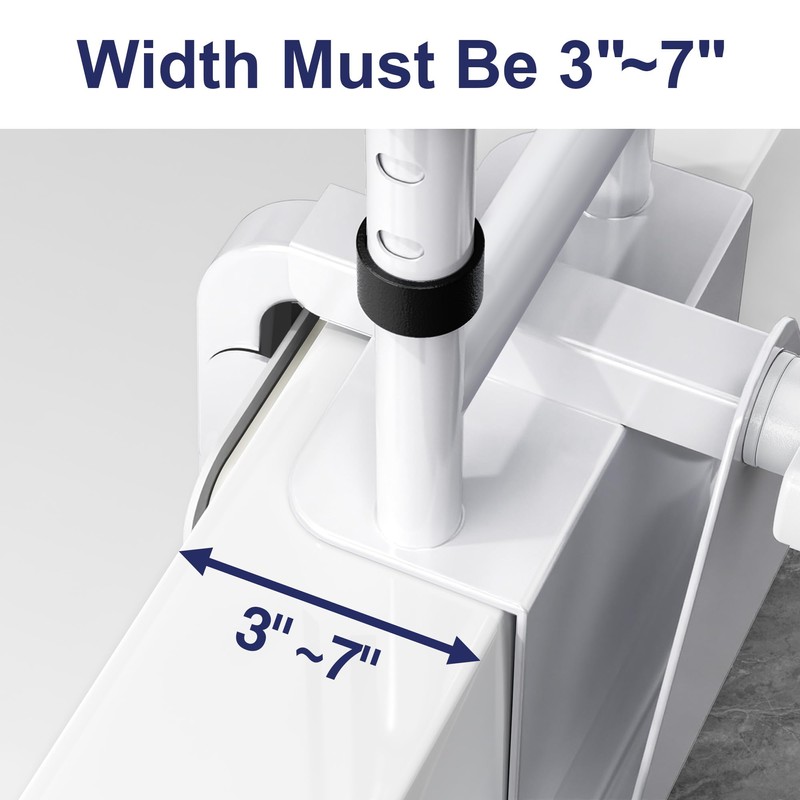 Adjustable Height Bathtub Handle Grab Bar, Bathtub Safety Rail &