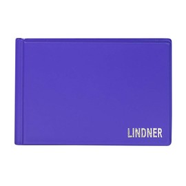 LINDNER Das Original Pocket Coin Album Colour for 48 Coins, 150 x 100 x 18 mm, Viola (Purple)