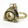 Rotary13B1 Rotor Key Chain - Canary Gold
