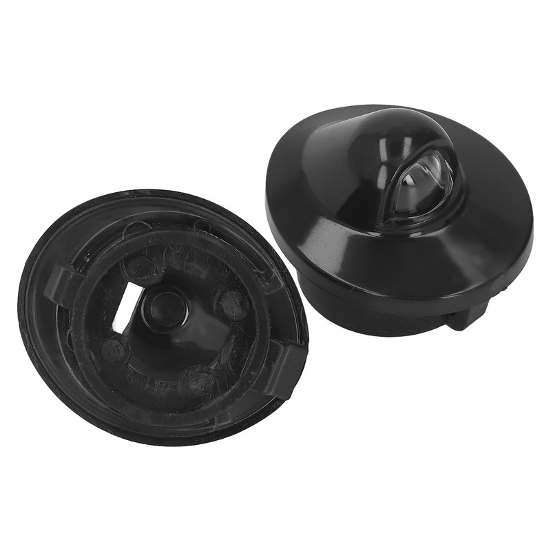 2PCS License Plate Light Lenses Plastic Cover F37Z 13550 AA