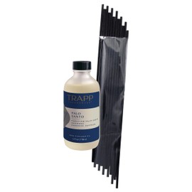 TRAPP - No. 77 Palo Santo - Reed Diffuser Refill Kit (4 oz.) - Long Lasting Flameless Home Fragrance with 12 Replacement Reeds