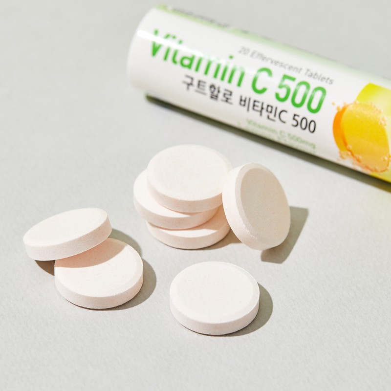 DAILYONE Guthalo Vitamin C 500 Lemon Flavored Effervescent Vitamin 4500mg