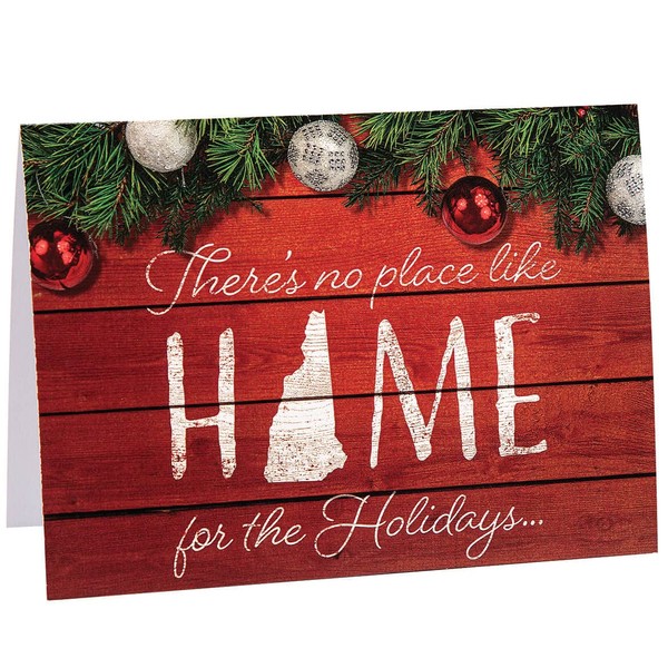 Fox Valley Traders Personalized Home State Christmas Card set of