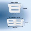 Wumuzai 8 Pack Adjustable Refrigerator Door Organizer, Snap-on Fridge Dividers