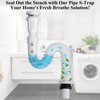 Flexible Waste Pipe,Viceda 40mm Bathroom Sink Waste Pipe with Waste