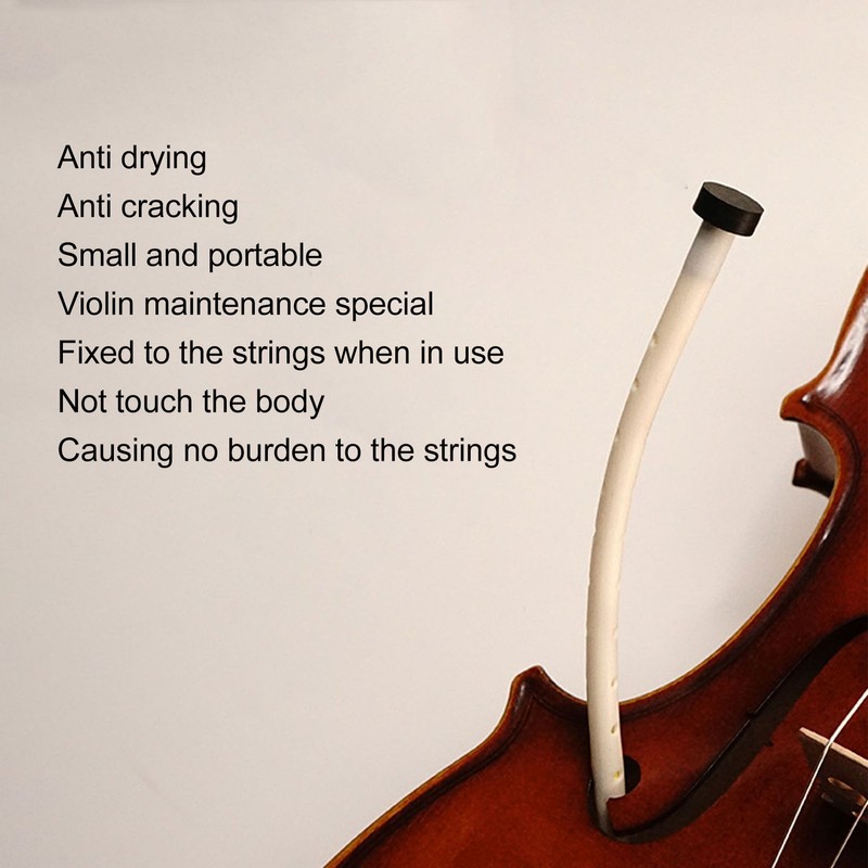 Violin Humidifier Silicone Humidifier Instrument Accessory Prevent Cracking Dryness Problem