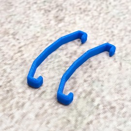 ULEIVA Kopfhörer Clip 2 Stck Blau Klemme Gadged kompatibel mit Astro A50 Gen. 4 + Mod. Kit Stützklammer Headband Fix Gaming Headset Kopfband (Blau)