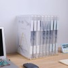 LonlyEagle 6 Pcs Clear A4 File Portable Project Case, Plastic