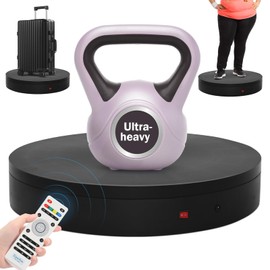 19.7In Remote Large Motorized electric turntable Rotating platform Photography Turntable Motorized lazy susan Base giratoria para for Photography,3D Scanner,Heavy duty display(Load Range:220~500lbs)