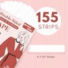 155 Strips Clothing Tape Double-Sided Pre-Cut Strips Strong Invisible Body