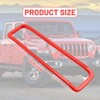 UOIENRT 7 Pcs Red Hood Vents Cover Trim, Replacement for