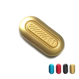 Bufccy Fidget Slider Mini 3 Layer Thumb Fidget Toy, Magnetic Metal Fidget Toys EDC Fidget Toys for Adults, ADHD Anxiety Stress Relief Toys, Gift for Boyfriend, Husband and Father (Yellow)