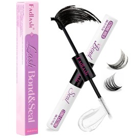 FADLASH FADLASH Lash Bond and Seal 10ml Lash Cluster Glue Strong Hold Eyelash Cluster Glue Waterproof
