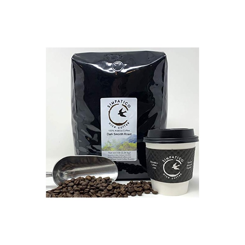 Simpatico Low Acid Coffee - Regular - Organic Dark -