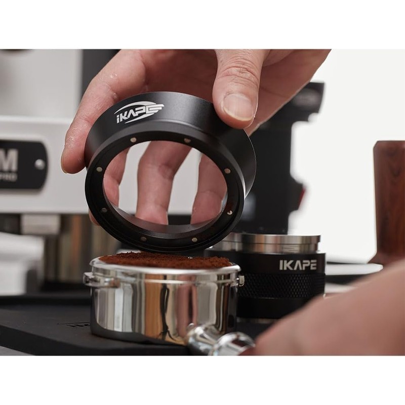 IKAPE 58 mm Espresso Dosing Funnel, Magnetic Dosing Funnel with