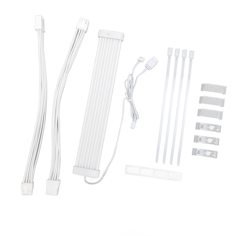 ARGB Extension Sleeved Cable Kit DIY 5V 3pin PSU Cable