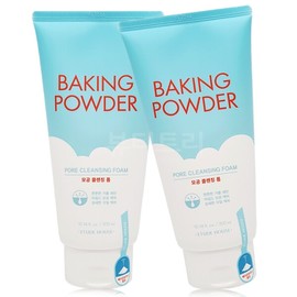 Etude Baking Powder Pore Cleansing Foam 300ml+300ml / 에뛰드 베이킹 파우더 모공 클렌징 폼 300ml+300ml