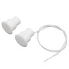 FOCMKEAS Recessed Wired Security Window Door Contact Sensor, Normally Open