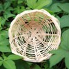Baoblaze 2pcs Bamboo Canary Nest toy Finch Breeding Nesting Hanging